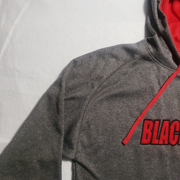 NHL Offical Licensed Gray Chicago Blackhawks Hockey Long Sleeve Hoodie Men's XL - Picture 5 of 16